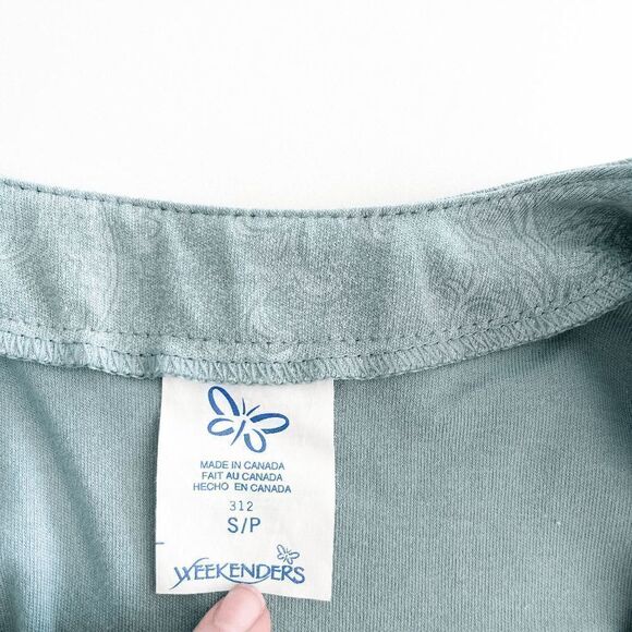 Weekenders Vtg Womens Maxi Dress Short Sleeve Green Paisley Pattern Green Small - Picture 3 of 6